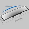 285Mm Wide Convex Interior Clip On Rear View Clear Mirror Universal Anti Glare Anti-Fog Panoramic Rear View Mirror Curved Mirror