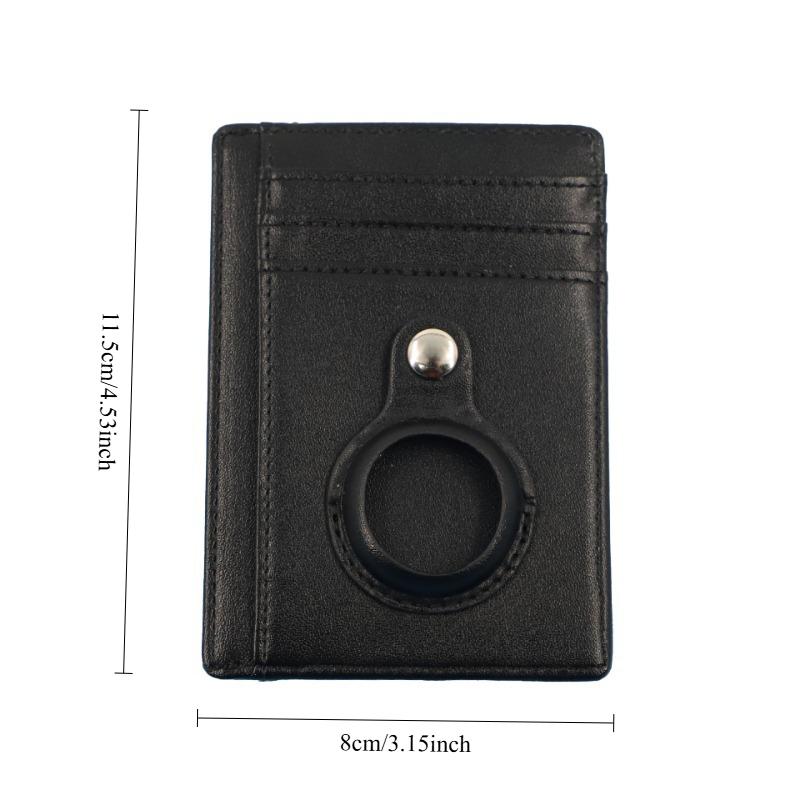 

PU Money Clip Card Holder Card Holder Anti-theft Swipe Card Bag Business Anti Loss Protection Card Case Thin Card Holder чорний