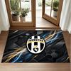 Juventus FC Design Crystal Velvet Rug Soft Decorative Mat for Bedroom Entrance
