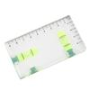 Two Dimensional Horizontal Bubble Level Portable Two Way Integrated Level for Picture Frame