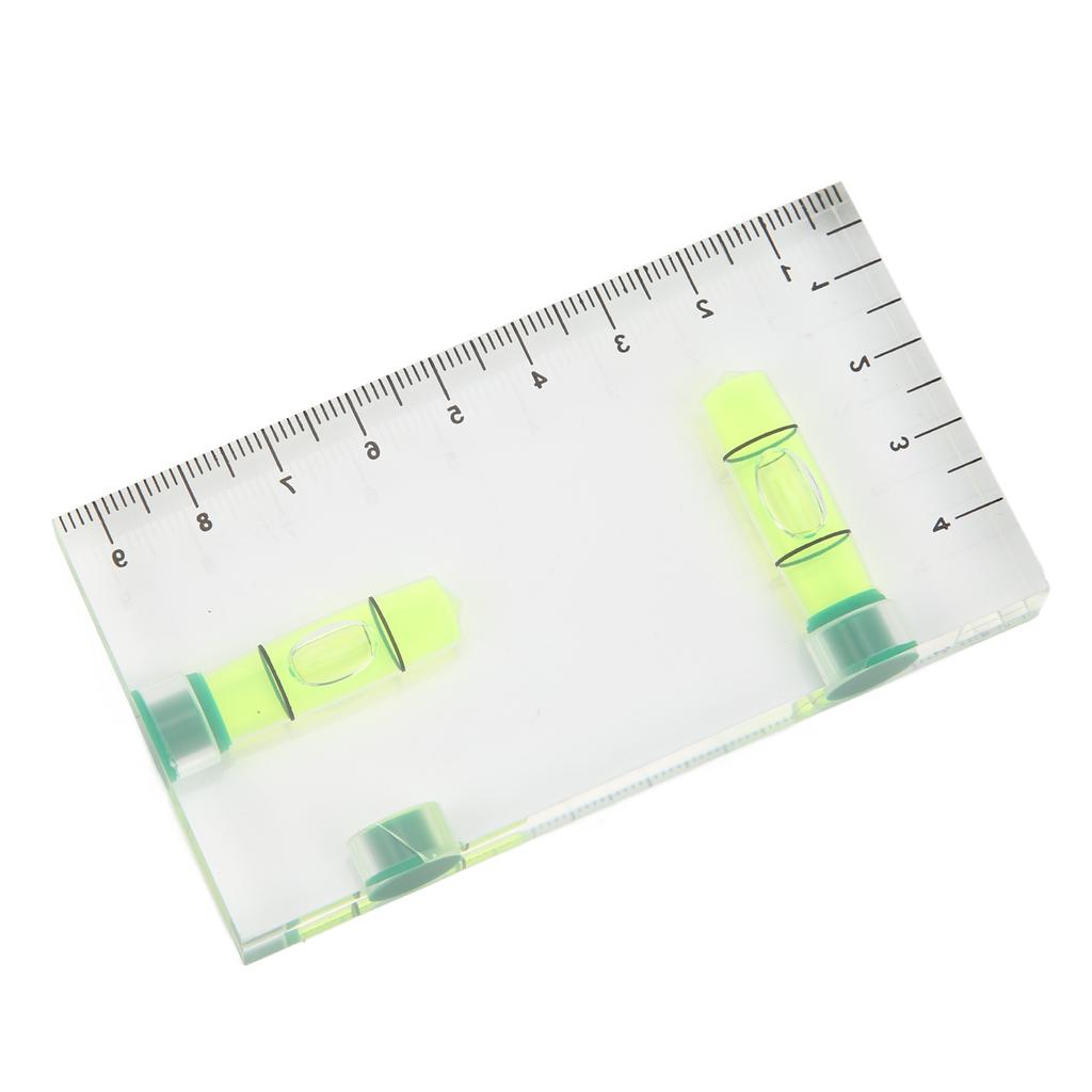 Two Dimensional Horizontal Bubble Level Portable Two Way Integrated Level for Picture Frame