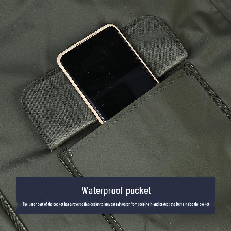 Qianan Reflective Rainproof Poncho Set for Electric Motorcycle Riders