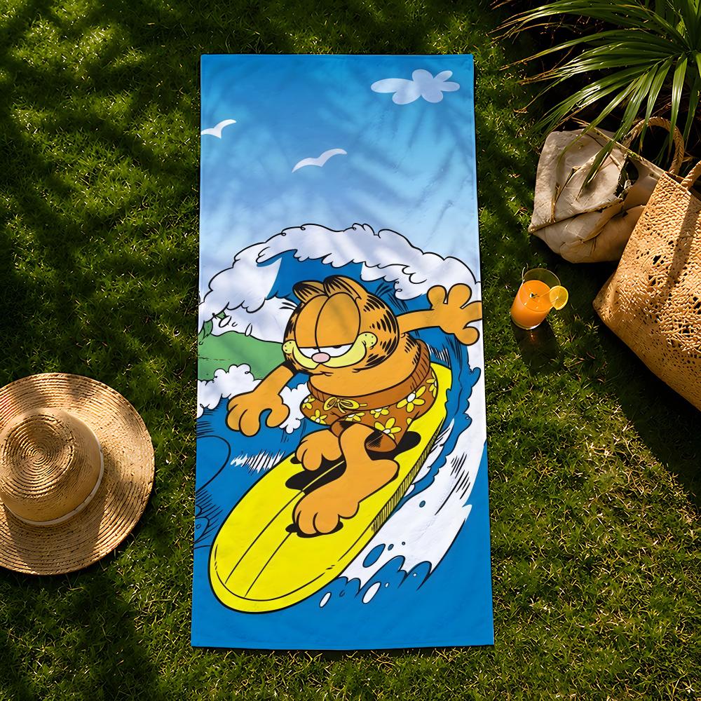 Character G-Garfield-d Towel beach towel, quick drying absorbent bath towel for Swim,Gym,Camping,Outdoor