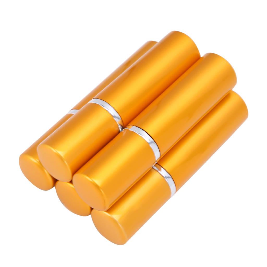 Aluminum Refillable Perfume Spray Bottle Portable Empty Perfume Atomizer 5ml x 5pcs