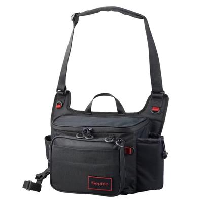 Shimano Sephia Langan Shoulder Bag Black L BS-222W