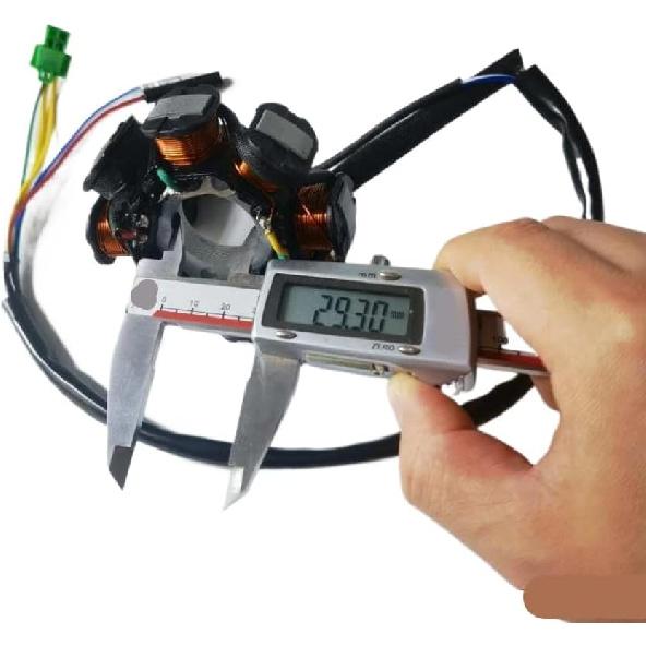 8 Pole 5 Wire DC Fired Magneto Stator Compatible With 4 Stroke Scooter Moped ATV Go Kart GY6 125 150 Cc 152QMI 157QMJ 1P57QMJ