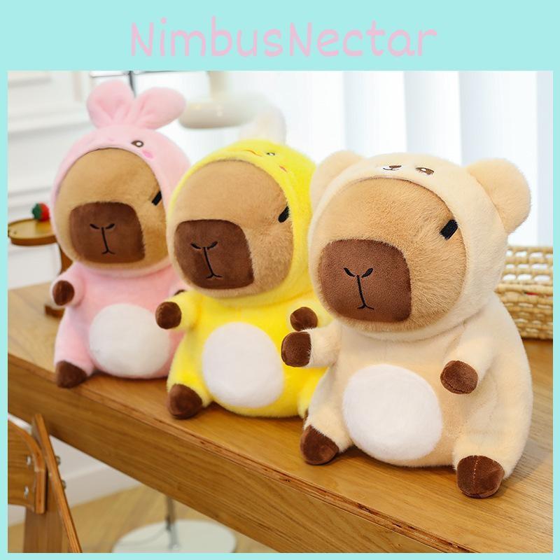 Duck Rabbit Bear Capybara Plush Toy Stuffed Animal Doll Decorations Cartoon
