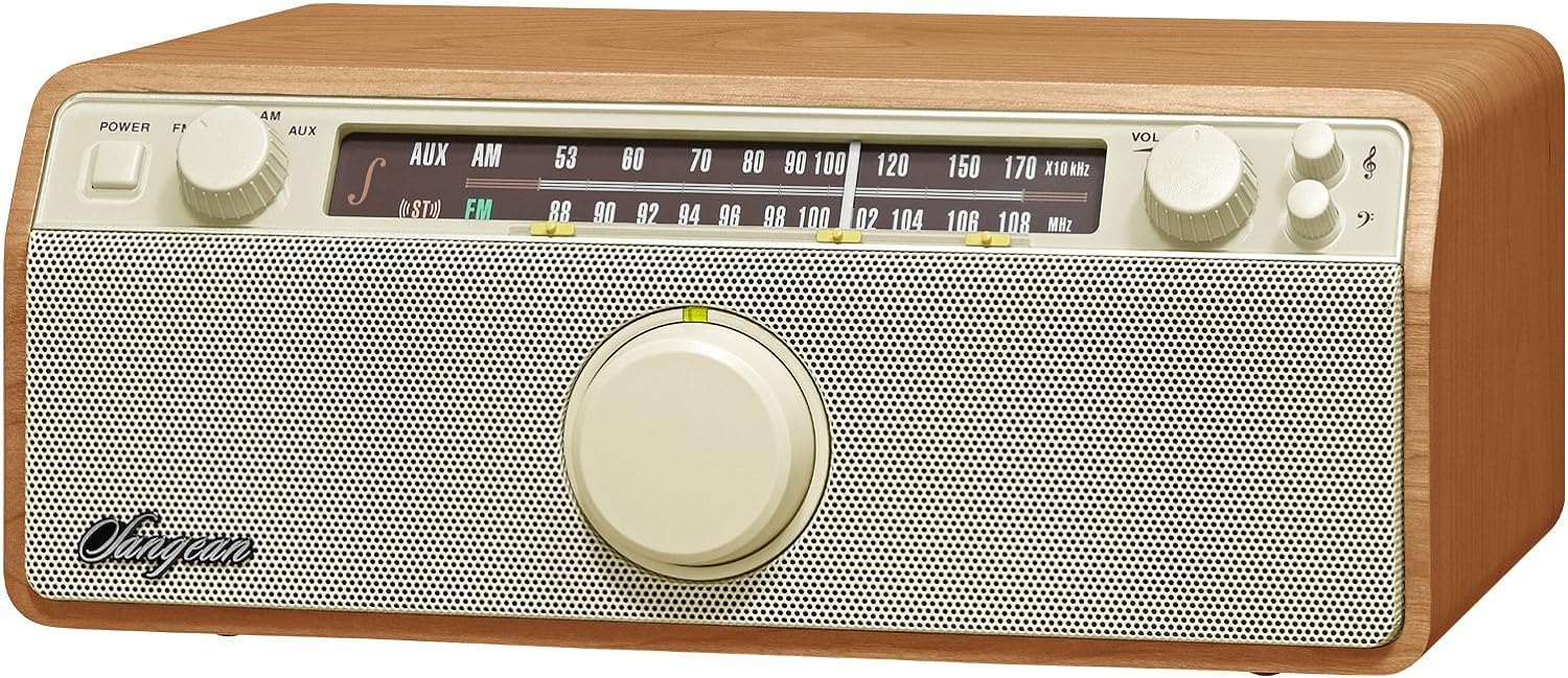

Sangean Analog Wooden Cabinet Receiver WR-12 AM/FM (Walnut)
