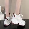 Fashion 11CM Women Chunky Sneakers New Autumn High Platform Mesh Dad Shoes Women Casual Trainer Sneakers Thick Sole Vulcanize Shoes
