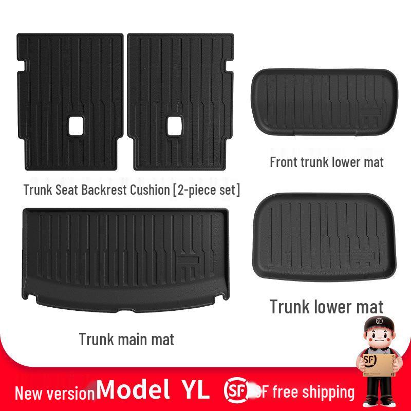Tesla Model Y/YL/3 TPE Front & Rear Trunk Mats and Accessories