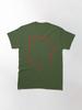 Depeche Mode Andy Fletch Fletcher Profile Red Outline Black Background Classic T-Shirt