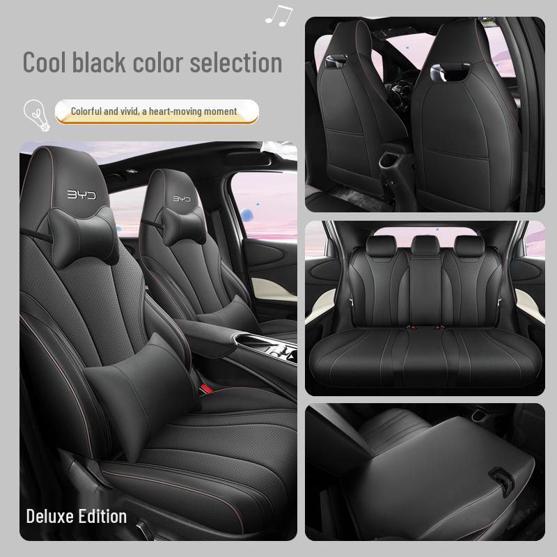 CLY Leather Seat Cushion for BYD Dolphin - Stylish, All-Season Sports Design