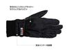Penguin Ace Solid Winter Waterproof and Cold Weather Black X Size M HW-1 Gloves, Black,