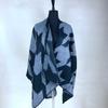 Autumn and Winter Thickened Warm Cloak Versatile Imitation Cashmere Plaid Jacquard Shawl Scarf Women