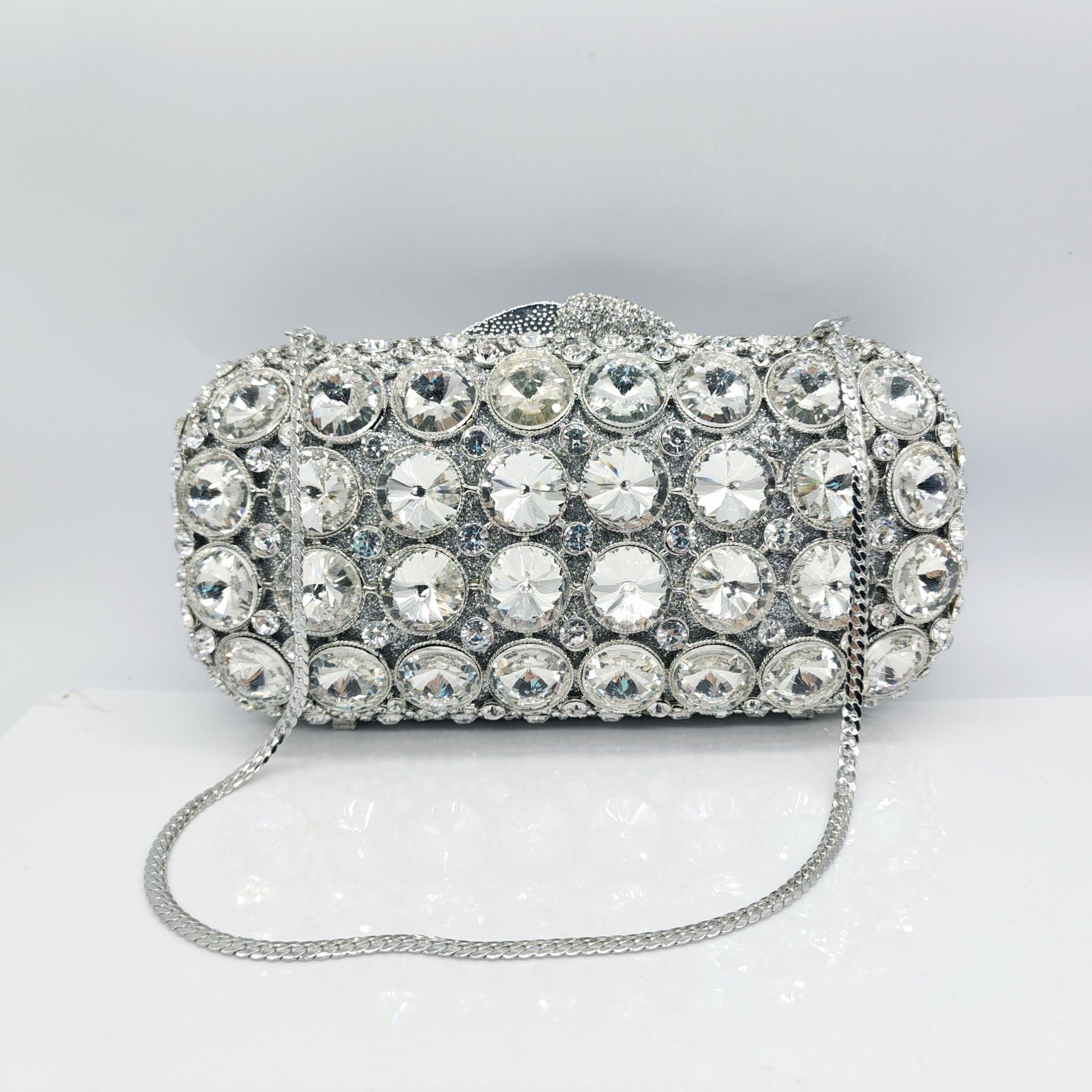 

Newest Women Multi Colored Wallet Clutch Bag Designer Luxury Wedding Party Handbags Rhinestones Day Clutches Evening Bags