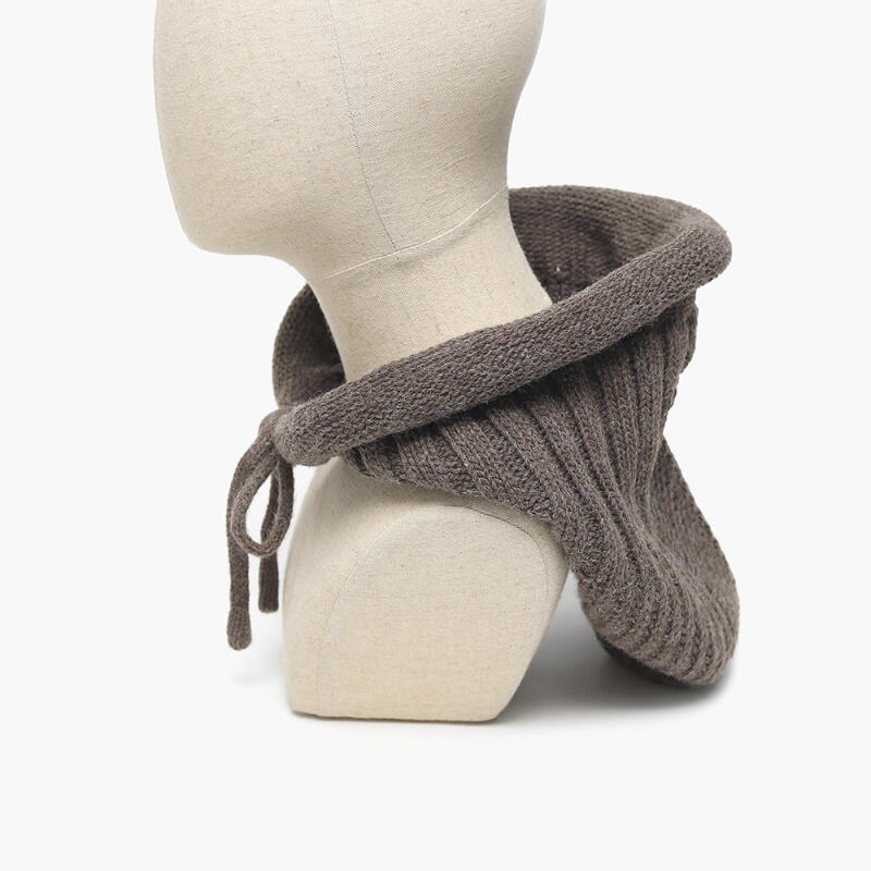 Women s Ribbon Knit Loose Fit Cozy Winter Knit Hat Charcoal