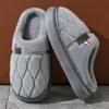 Men's Extra Large Furry Velvet Cotton Slippers - Winter 2024 Edition, Warm & Comfortable Indoor Wear