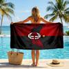Asciugamano da Spiaggia AC Milan Morbido Microfibra Asciugamano Estivo Asciugatura Rapida Assorbente per Spiaggia Piscina Viaggio