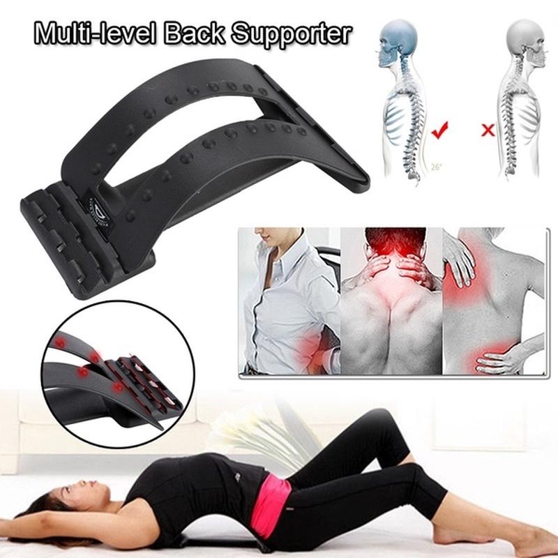 Buy Multifunctional Back Stretching Device Spinal Soothing Massager Adjustable Waist Back