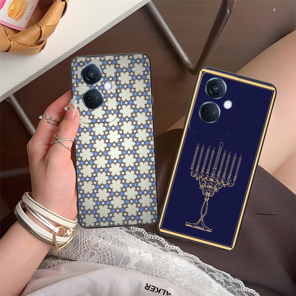 Jewish Hanukkah Mobile Phone Case for OPPO Find X9 X8 X7 X6 X5 X3 X2 Plus S Pro Ultra Lite Colorful Printing Cover Pretty Cover