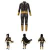 Stunning Black Adam Cosplay Costume Set For Adults And Kids