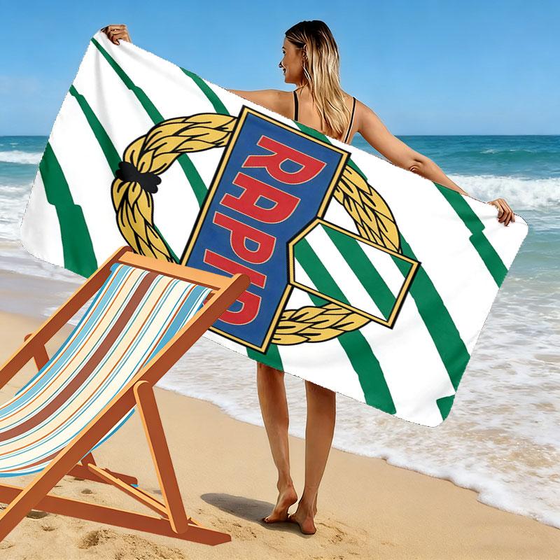 Asciugamano da Spiaggia Rapid Vienna Print, Asciugamano Grande Morbido ad Asciugatura Rapida per Spiaggia Campeggio Nuoto