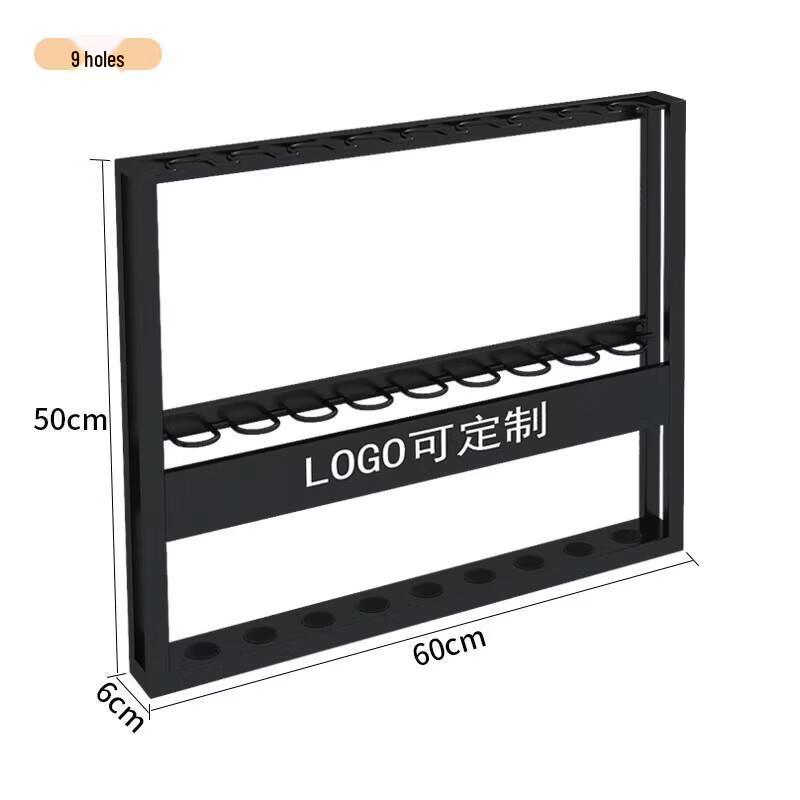 

Jundingying 9-Hole Wall-Mounted Billiard Cue Rack