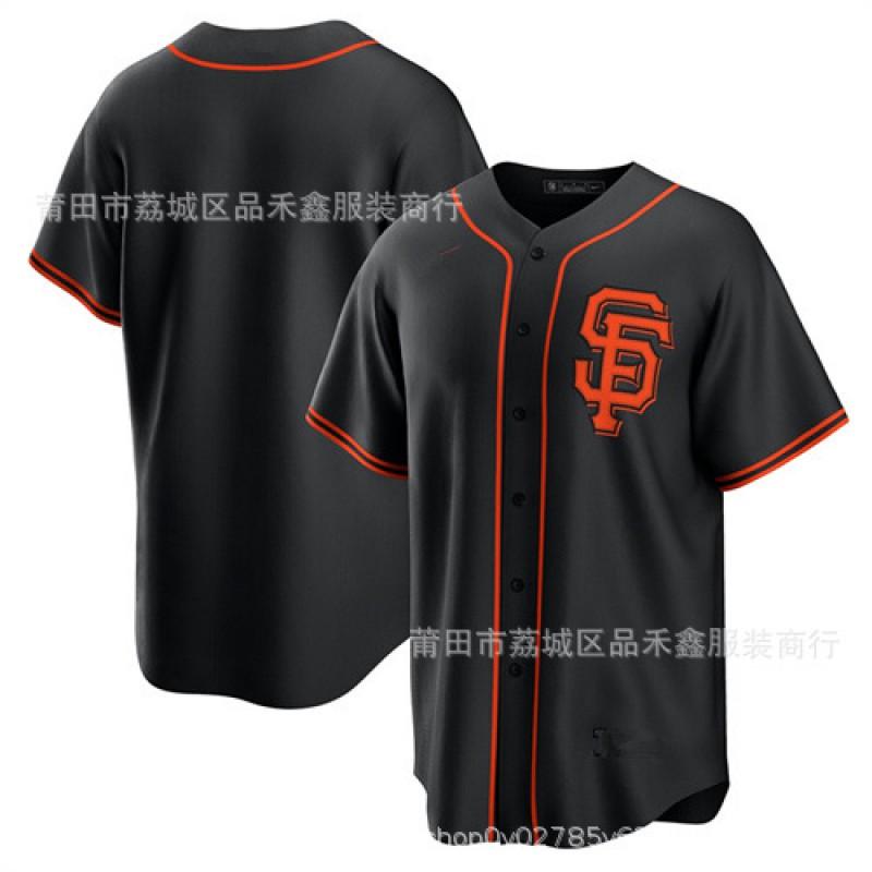 Mens Baseball Jersey Number 35 Crawford San Francisco Giants Style Cotton Sports Uniform Basketball Practice