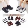 rakulifey Obitsu 11 Shoes, Uniform Shoes, OB11 Size Shoes, Obitsu Doll 11cm Accessories, 1/12 BJD Doll Shoes, Gift (Black 1)
