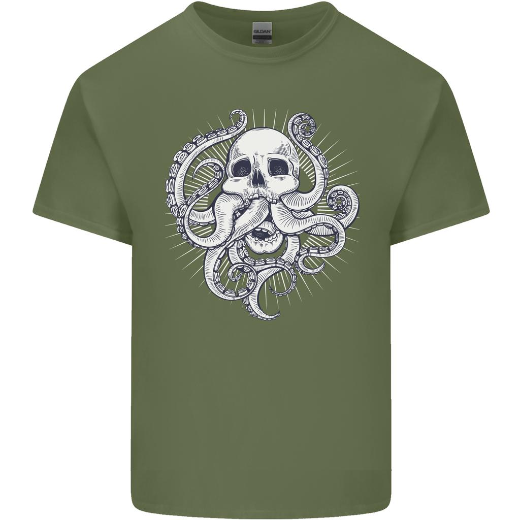 Cthulhu Skull Unisexs Light Cotton TShirt