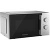 CMW20SMSLI Micro-ondes Mono CANDY Idea - 20L - MO : 700W - UI mécanique - 5 niveaux de puissance - Silver