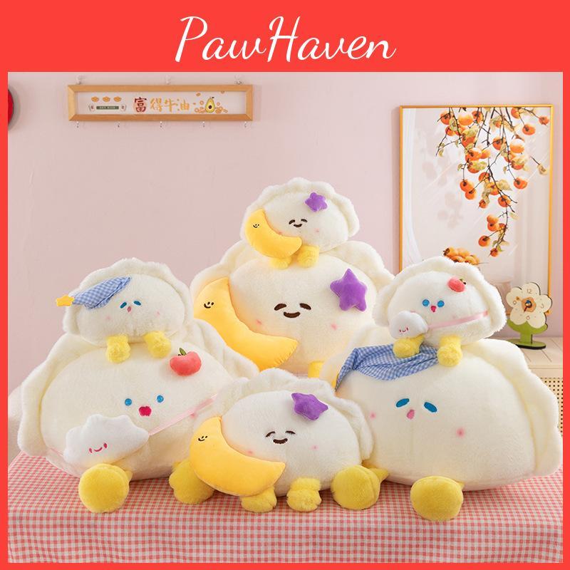 Sleeping Creative Hat Star Moon Backpack Dumpling Cartoon Pillow Plush
