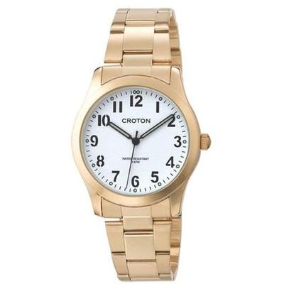 CROTON Men's Metal Band RT-168M-B Wrist Watch