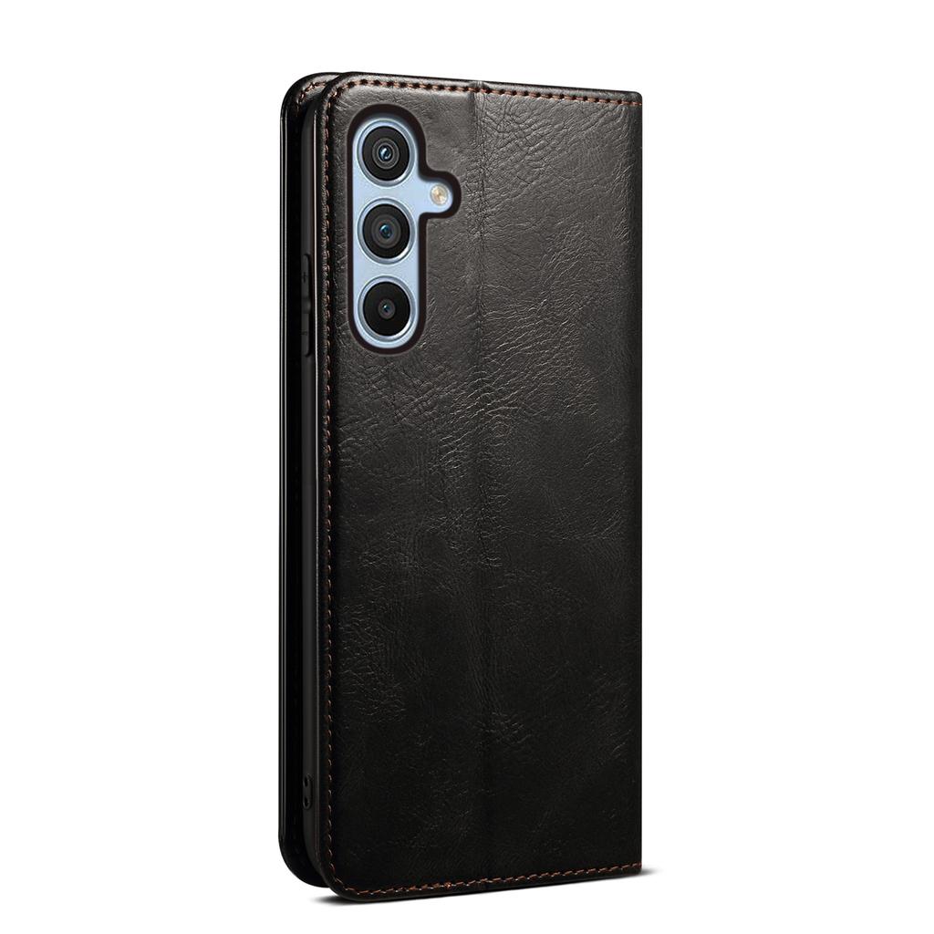 For Samsung Galaxy A16 5G/A16 4G Case Crazy Horse Texture Waxy Leather Wallet Stand Cover