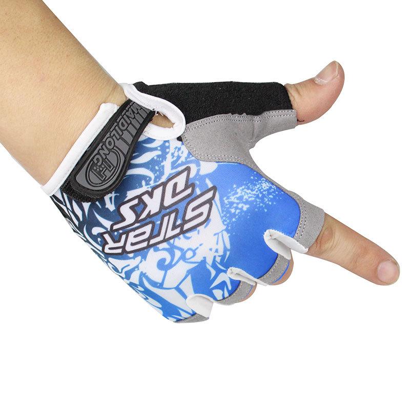 Fitness Gloves Half-finger Thin Breathable Shock-absorbing Wear-resistant Non-slip Outdoor Sports Gloves Men's and Women's Cycling Bicycle Gloves