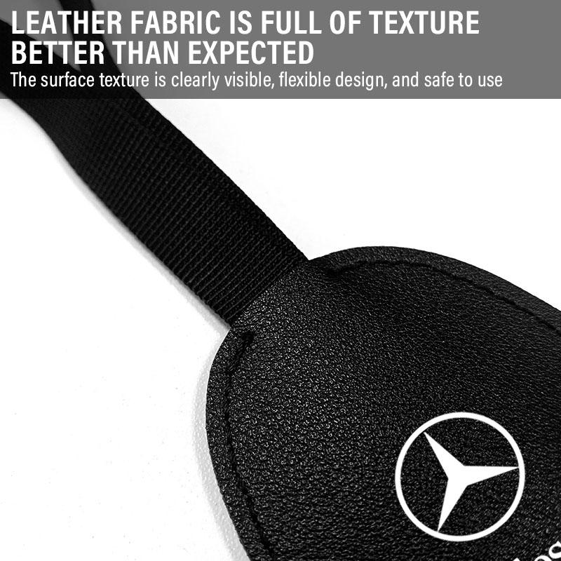 Leather Car Seat Back Hooks Portable Hanging Bag Rack For Mercedes-Benz AMG C500 C200 C300 B C E GLA CLA GLK GL ML GLE W204 W205 W211 W212 W213