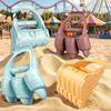 Toddler Digging Toys Sand Snow Claw Toy for Kids, 2-in-1 Dinosaur And Excavator Bucket Summer Winter Outdoor Shovel, Thick Plastic Beach Play Sensory