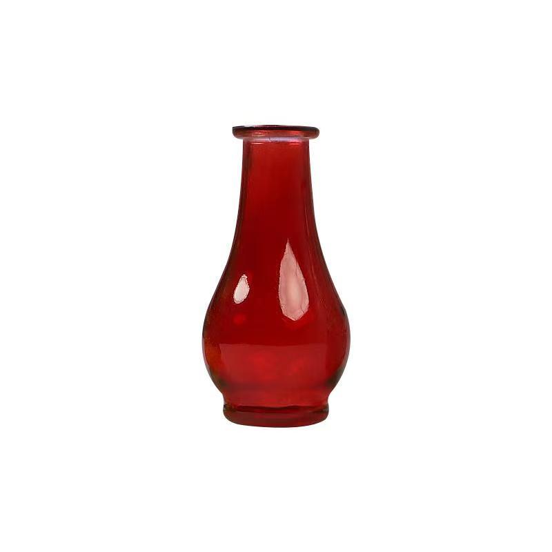 European Multicolor Vase Glass Flower Pot Basket Bottle Decoration Home Nordic Dry Transparent Hydroponic Small Bottle Gift