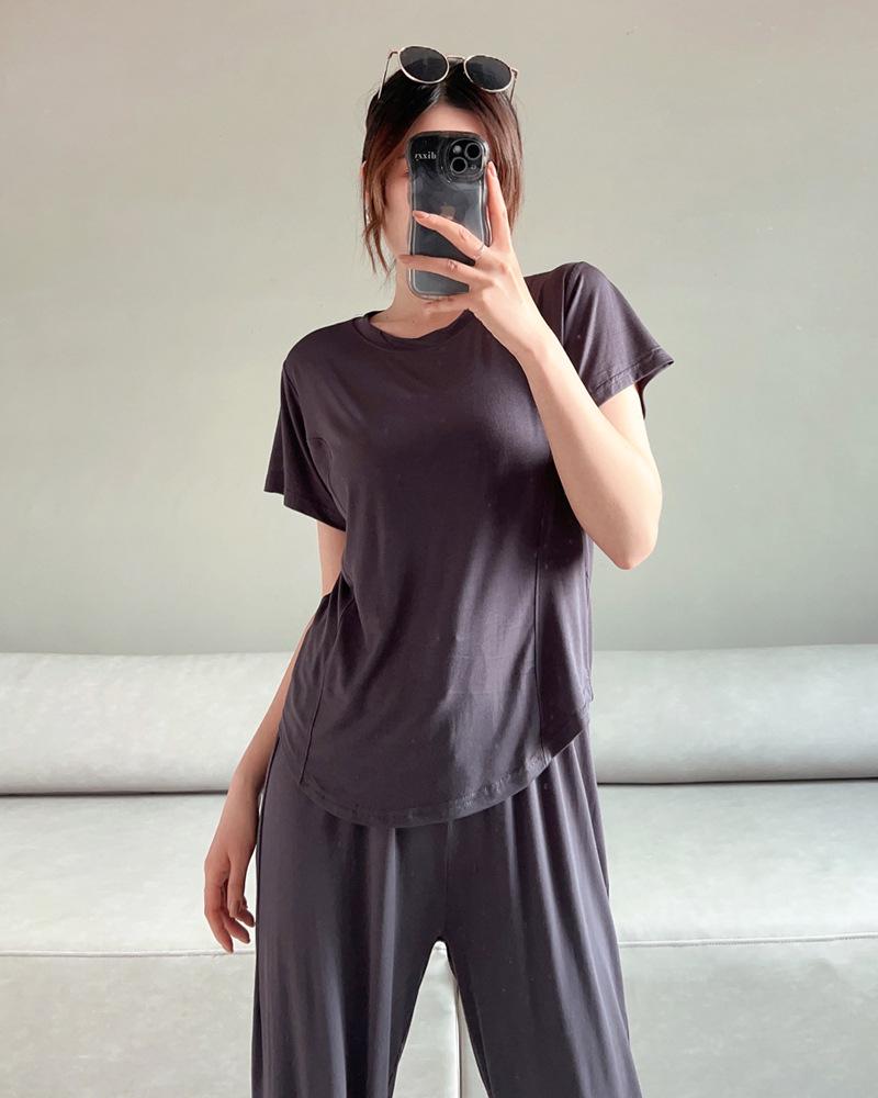 Women's Short Sleeve Modal T-Shirt - Fashionable, Versatile, Slimming Summer Blouse