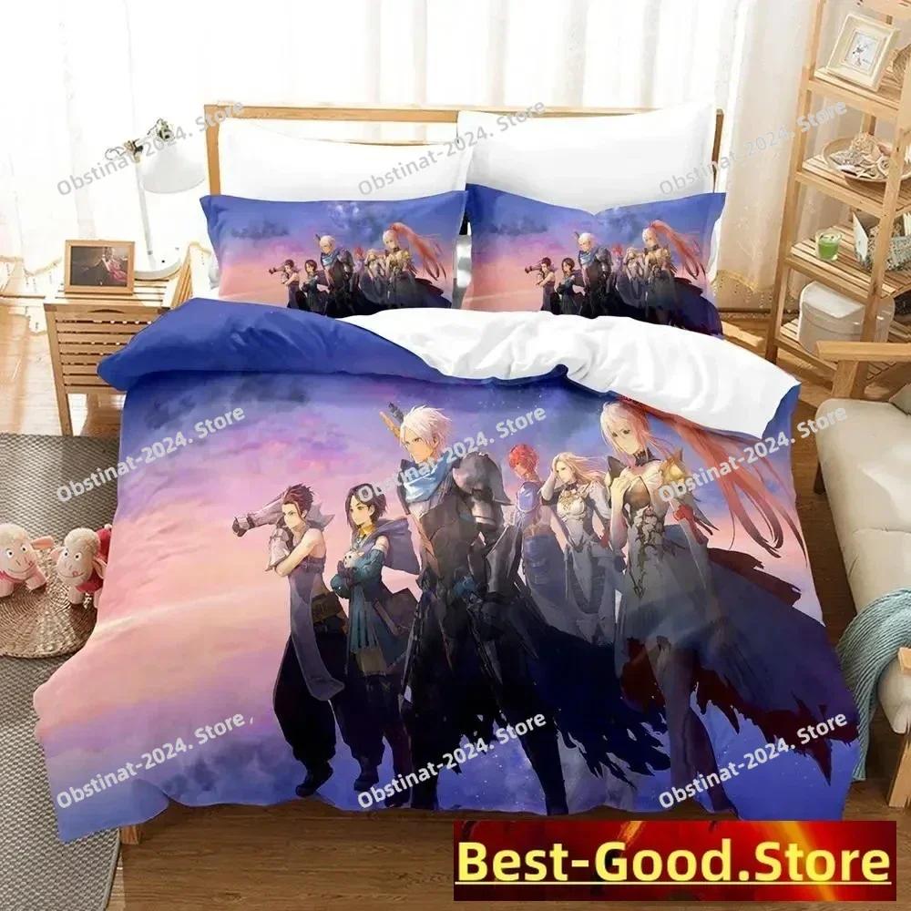 Tales of Arise Beding Set Einzelbett Doppelbett Bedrucktes Bettwäsche-Set Mit Kissenbezug Bett Weiche Bettdecke Weich Einzel Doppel Queen Super King-Size Abmessungend