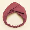 Fasce Elastiche Intrecciate per Donna Fasce per Capelli a Incrocio Copricapo Vintage in Scamosciato Fascia per Yoga Allenamento Accessori per Capelli Turban