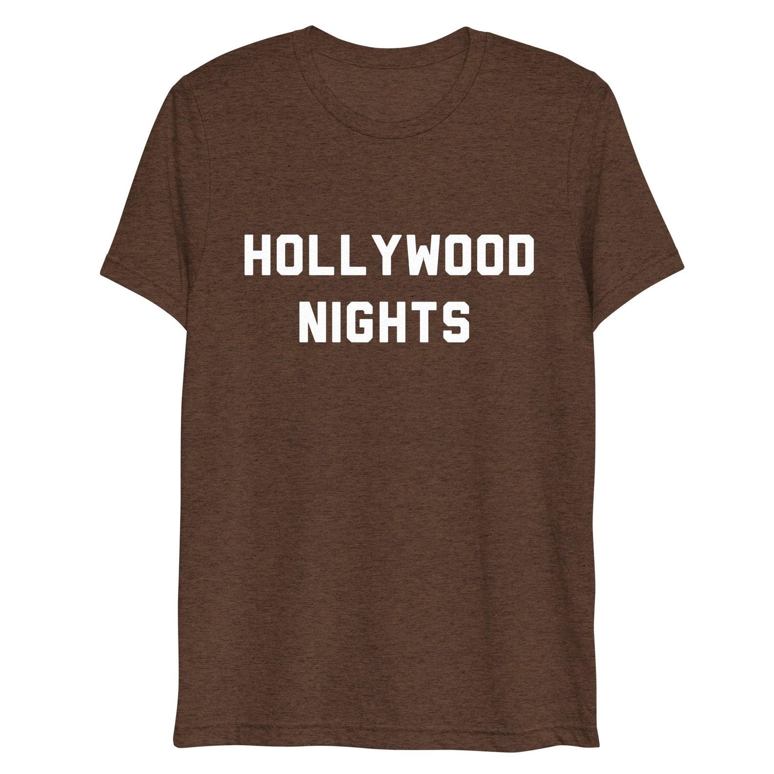 Hollywood Nights T-Shirt, Classic Rock, Detroit Gift, California Music, 70s Vibes, Laurel Canyon, 70s Los Angeles, Music For Dad, 70s Radio L