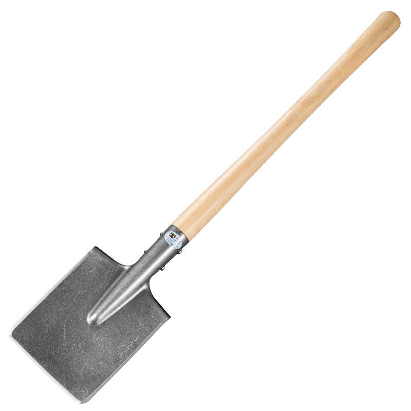 6B Multi-functional Entrenching Tool: Manganese Steel Large Combat Shovel with Wooden Handle, Vehicle-Mounted, Portable for Fishing and Outdoor Use.