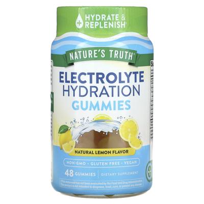 Elektrolytové hydratační želé, Přírodní citron, 48 želé