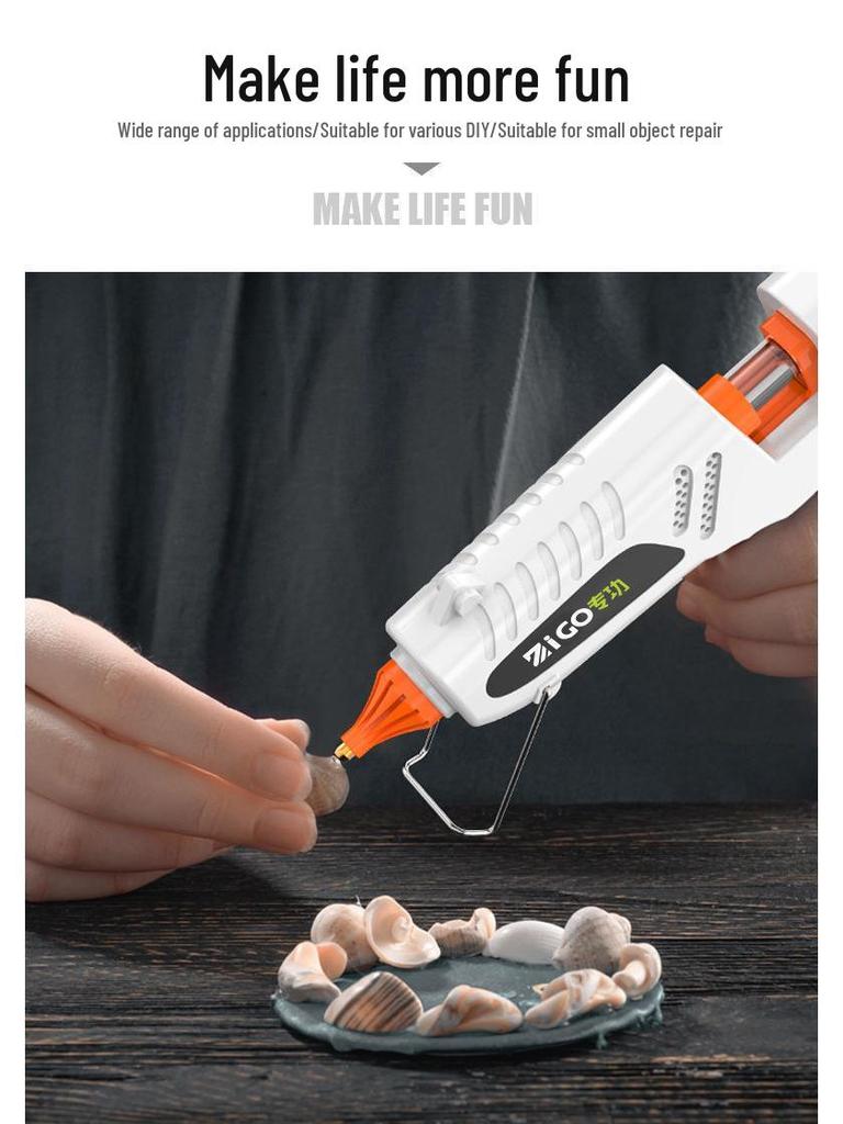 Compact Hot Melt Glue Gun for Students & Household Projects