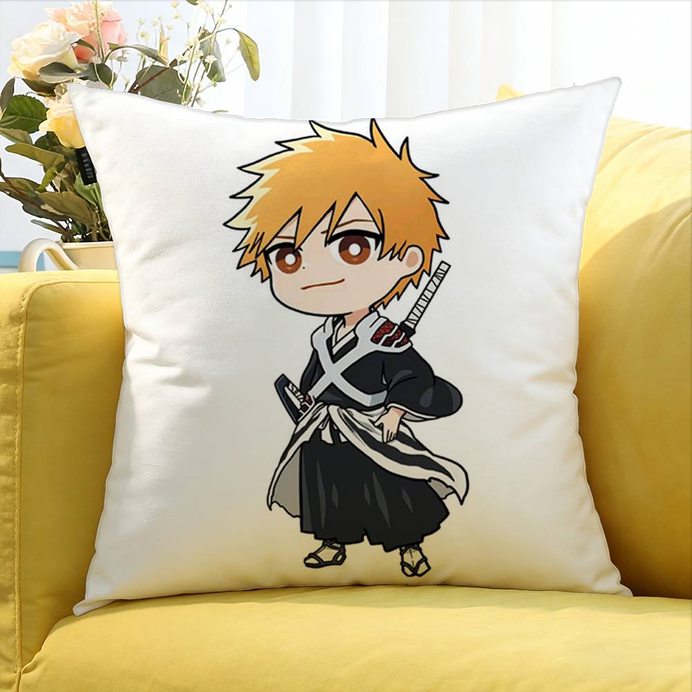 Anime I-Ichigo K-Kurosaki World Various Sizes Square Pillow Case For Car Home Bedchamber Decor