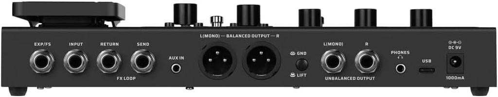 Valeton Processor with Expression FX MIDI Amp IR Cabinet Stereo OTG USB Audio Interface GP-200JR Multi-Effects Pedal, Loop, I/O, Guitar, Bass,