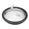 Plastic Transparent Milk Bucket Lid And Gasket For Milking Machine Two Open Lid