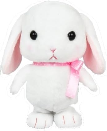 

Amuse Pote Usa Loppy Mimic Tocotoko Plush Toy, Approximately 21cm Tall, 703804