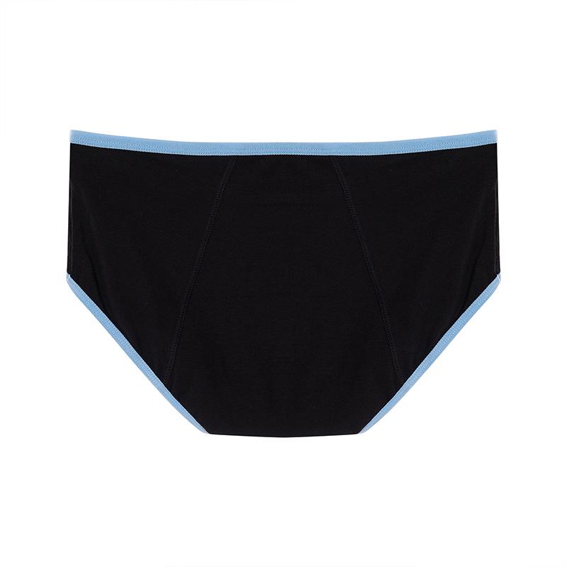 Cross-Border Girls' Leak-Proof Menstrual Underwear, 60ml Absorption, Low-Mid Waist, Four-Layer Protection